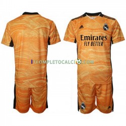 Maglia Real Madrid Portiere Divisa Away 2021-2022 Manica Corta ,Bambino