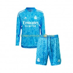 Maglia Real Madrid Portiere Divisa Home 2022-2023 Manica Lunga ,Bambino