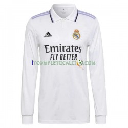 Maglia Real Madrid Divisa Home 2022-2023 Manica Lunga ,Uomo