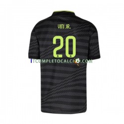Maglia Real Madrid Vinicius Junior 20 Terza Divisa 2022-2023 Manica Corta ,Uomo