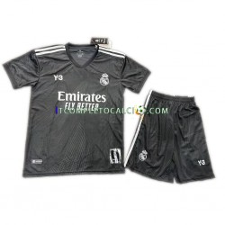 Maglia Real Madrid Y-3 Quarto Divisa 2021-2022 Manica Corta ,Bambino