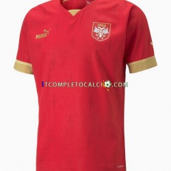 Maglia Serbia Divisa Home Mondiali 2022 Manica Corta ,Uomo