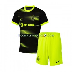 Maglia Sporting CP Divisa Away 2022-2023 Manica Corta ,Bambino