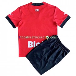 Maglia Stade Rennais Divisa Home 2022-2023 Manica Corta ,Bambino