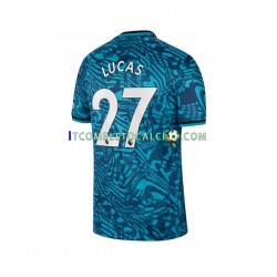 Maglia Tottenham Hotspur Lucas 27 Terza Divisa 2022-2023 Manica Corta ,Uomo