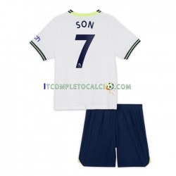 Maglia Tottenham Hotspur Son Heung-min 7 Divisa Home 2022-2023 Manica Corta ,Bambino