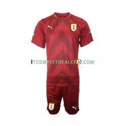 Maglia Uruguay Portiere Divisa Home Mondiali 2022 Manica Corta ,Bambino