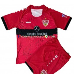Maglia VfB Stuttgart Divisa Away 2021-2022 Manica Corta ,Bambino