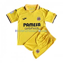Maglia Villarreal CF Divisa Home 2022-2023 Manica Corta ,Bambino