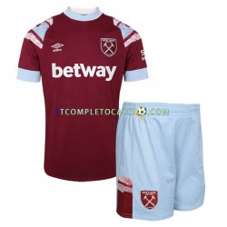 Maglia West Ham United Divisa Home 2022-2023 Manica Corta ,Bambino