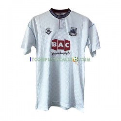Maglia West Ham United Retro Divisa Away 1989-1990 Manica Corta ,Uomo