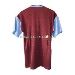 Maglia West Ham United Retro Divisa Home 1989-1990 Manica Corta ,Uomo