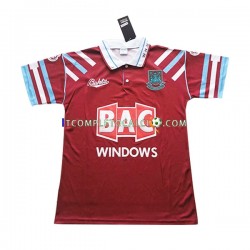 Maglia West Ham United Retro Divisa Home 1991-1992 Manica Corta ,Uomo