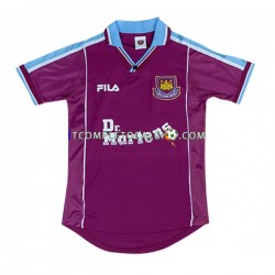 Maglia West Ham United Retro Divisa Home 1999-2001 Manica Corta ,Uomo