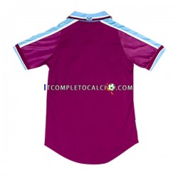 Maglia West Ham United Retro Divisa Home 1999-2001 Manica Corta ,Uomo