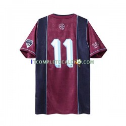 Maglia West Ham United Iron Maiden Retro Divisa Away 2011 Manica Corta ,Uomo
