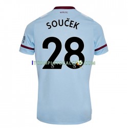 Maglia West Ham United Tomas Soucek 28 Divisa Away 2021-2022 Manica Corta ,Uomo