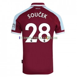 Maglia West Ham United Tomas Soucek 28 Divisa Home 2021-2022 Manica Corta ,Uomo