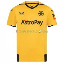 Maglia Wolverhampton Wanderers Divisa Home 2022-2023 Manica Corta ,Uomo